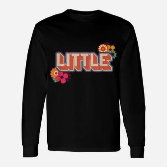 60S Style Little Reveal Flower Power Big Little Week Unisex Long Sleeve | Crazezy UK