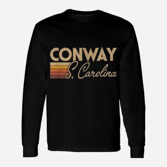 80S Style Conway South Carolina Unisex Long Sleeve | Crazezy CA