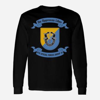 8Th Special Forces Group Airborne - 8Th Sfg A Scroll Unisex Long Sleeve | Crazezy