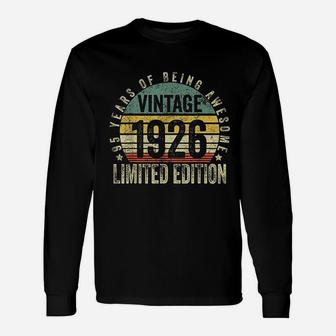 95 Year Old Vintage 1926 95Th Birthday Unisex Long Sleeve | Crazezy