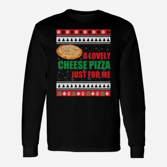 A Lovely Cheese Pizza Just For Kevin Funny Alone Home Sweatshirt Unisex Long Sleeve | Crazezy