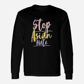 Aapi Stop Asian Hate Unisex Long Sleeve | Crazezy