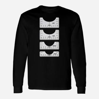 Alignment Rulers Unisex Long Sleeve | Crazezy