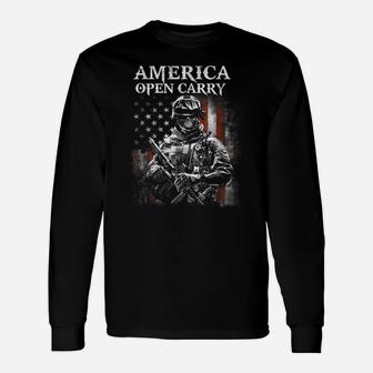 America Open Carry Tshirt Unisex Long Sleeve | Crazezy