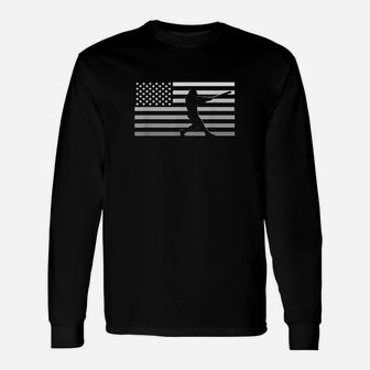 American Flag Baseball Clothing Baseball Unisex Long Sleeve | Crazezy CA