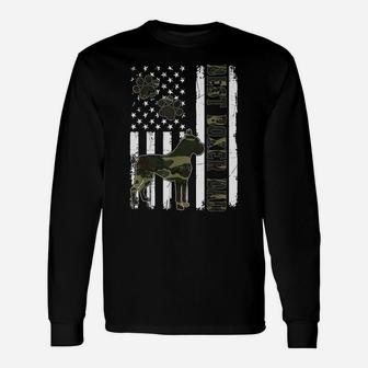 American Flag Best Boxer Dad Ever Tee Dog Dad Unisex Long Sleeve | Crazezy CA