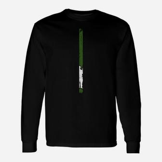 American Flag Soldiers Thin Green Line Flag Usa Patriotic Unisex Long Sleeve | Crazezy UK
