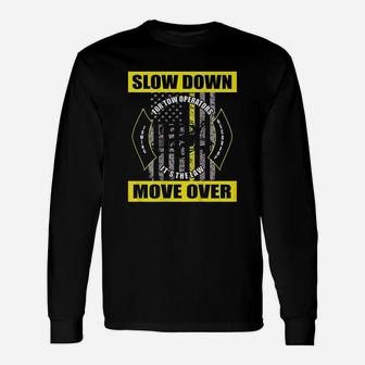 American Flag Tow Truck Driver Unisex Long Sleeve | Crazezy