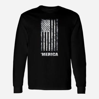American Flag Unisex Long Sleeve | Crazezy UK