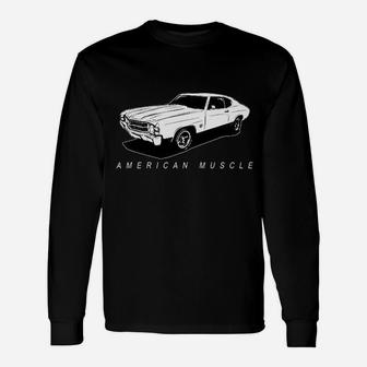 American Muscle Car Unisex Long Sleeve | Crazezy UK