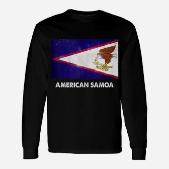 American Samoan American Samoa Flag Unisex Long Sleeve | Crazezy