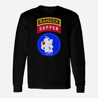 Arsouth Shirt - United States Army South Ranger Sapper Tab Unisex Long Sleeve | Crazezy