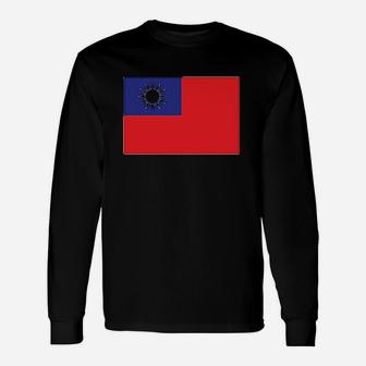 Asian And Middle Eastern National Pride Country Flags Basic Unisex Long Sleeve | Crazezy