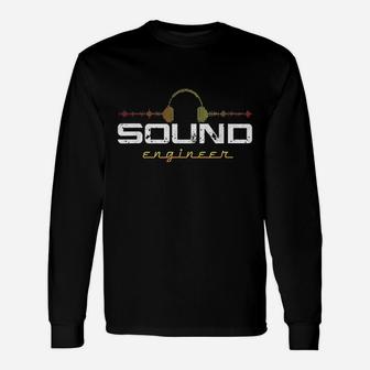 Audio Engineer Music Production Sound Engineer Unisex Long Sleeve | Crazezy