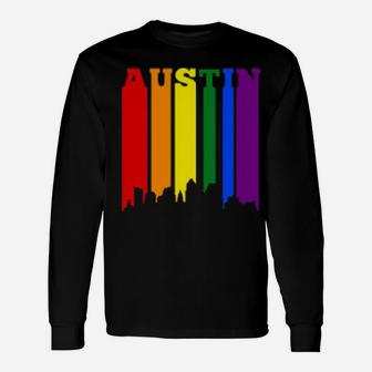 Austin Texas Lgbtq Gay Lesbian Pride Long Sleeve T-Shirt - Monsterry AU