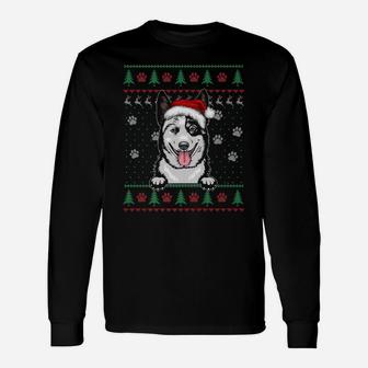 Australian Cattle Christmas Ugly Sweater Dog Lover Xmas Unisex Long Sleeve | Crazezy CA