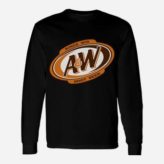 Aw Root Beer Long Sleeve T-Shirt - Thegiftio