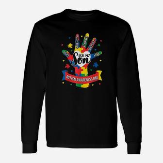 Awareness Women Mom Dad Puzzle Lover Gift Unisex Long Sleeve | Crazezy