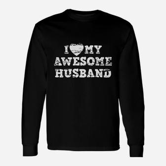 Awesome Husband Unisex Long Sleeve | Crazezy UK