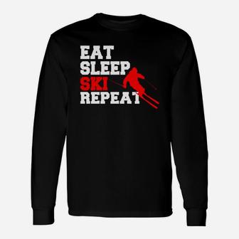 Awesome Shirt For Ski Lover For Daughter Son Long Sleeve T-Shirt - Thegiftio UK