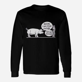 Bacon I Am Your Father Unisex Long Sleeve | Crazezy