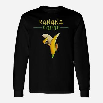 Banana Squad Dabbing Banana Long Sleeve T-Shirt - Thegiftio UK