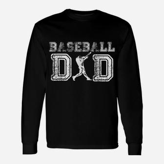 Baseball Dad Funny Fathers Day Present For Daddy Papa Father Unisex Long Sleeve | Crazezy