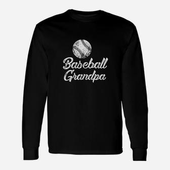 Baseball Grandpa Cute Family Fan Gift Unisex Long Sleeve | Crazezy AU