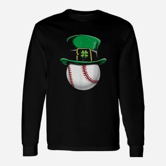 Baseball Irish St Patricks Day Long Sleeve T-Shirt - Monsterry