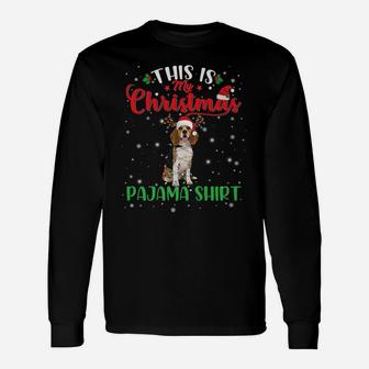 Beagle Christmas Pajama Shirt Funny Dog Lover Xmas Gift Unisex Long Sleeve | Crazezy