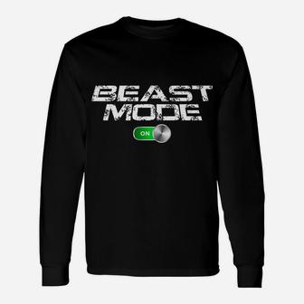 Beast Workout Mode Style Ripped Yoga Locker Healthy Nieces Unisex Long Sleeve | Crazezy