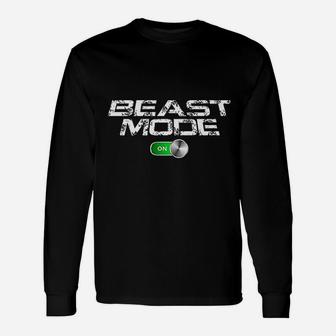 Beast Workout Mode Unisex Long Sleeve | Crazezy