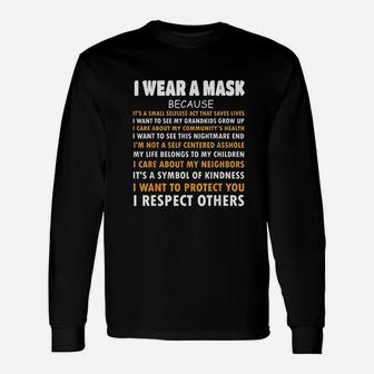 Because I Respect Others Unisex Long Sleeve | Crazezy