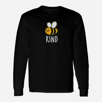 Bee Kind Inspirational Quote Keeper Keeping Hive Long Sleeve T-Shirt - Thegiftio UK