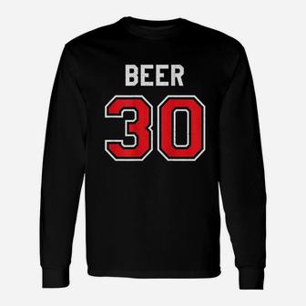 Beer 30 Athlete Uniform Unisex Long Sleeve | Crazezy