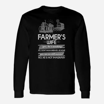 Being A Farmers Wife Unisex Long Sleeve | Crazezy