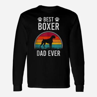 Best Boxer Dad Ever Dog Lover Unisex Long Sleeve | Crazezy