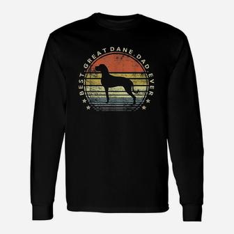 Best Great Dane Dad Ever Daddy Gifts Dog Lover Pet Owner Unisex Long Sleeve | Crazezy CA