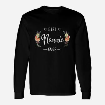 Best Nannie Ever Unisex Long Sleeve | Crazezy CA