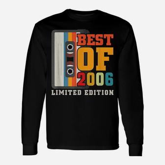 Best Of 2006 15Th Birthday Gifts Cassette Tape Vintage Unisex Long Sleeve | Crazezy