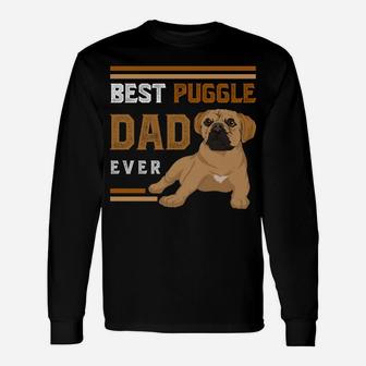 Best Puggle Dad Ever Cute Pet Animal Dog Lover Puggle Unisex Long Sleeve | Crazezy