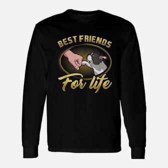Bestfriends For Life Terrier Dog Unisex Long Sleeve | Crazezy