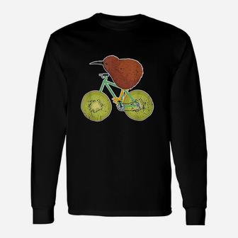 Bicycle For Kiwi Fruit Lovers Unisex Long Sleeve | Crazezy AU