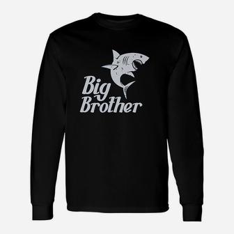 Big Brother Shark Gift For Shark Loving Unisex Long Sleeve | Crazezy DE