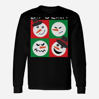 Bipolara Express Ugly Christmas Sweater Funny Humorous Gift Sweatshirt Unisex Long Sleeve | Crazezy UK
