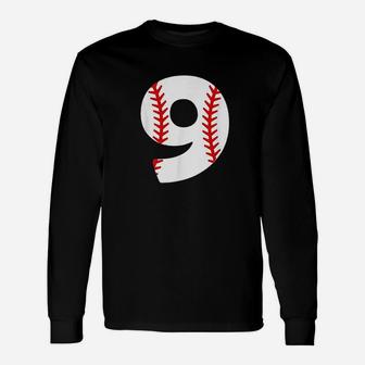 Birthday 9Th Baseball Unisex Long Sleeve | Crazezy