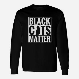 Black Cats Matter Funny Parody Rescue Kittens Unisex Long Sleeve | Crazezy