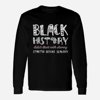 Black History Month Afro African American Pride Black People Unisex Long Sleeve | Crazezy