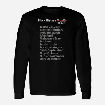 Black History Year Long Sleeve T-Shirt - Thegiftio UK
