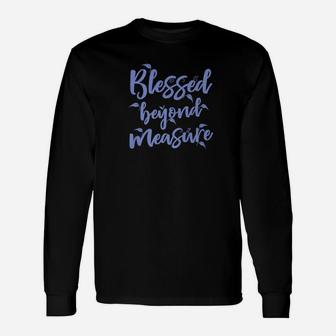 Blessed Christian Gif Jesus Religious God Premium Long Sleeve T-Shirt - Thegiftio UK